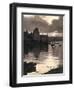 Lerwick Harbour, Shetland, Scotland, 1924-1926-JD Rattar-Framed Giclee Print