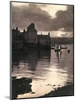 Lerwick Harbour, Shetland, Scotland, 1924-1926-JD Rattar-Mounted Giclee Print