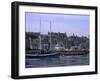 Lerwick Seafront, with Wharves and Slipways, from Bressay, Shetland Islands, Scotland, UK-Patrick Dieudonne-Framed Photographic Print