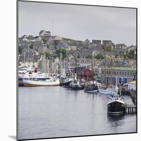 Lerwick. the Harbor. Scotland, Shetland Islands-Martin Zwick-Mounted Photographic Print