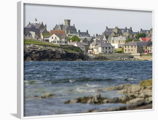 Lerwick. View over Brei Wick. Scotland, Shetland Islands-Martin Zwick-Framed Photographic Print