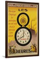 Les 8 Heures Work Incentive Poster-Doumenq-Framed Giclee Print