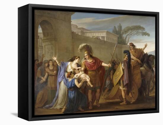 Les Adieux d'Hector et Andromaque-Joseph Marie Vien-Framed Stretched Canvas