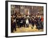 Les Adieux De Fontainebleau, 20th April 1814-Horace Vernet-Framed Giclee Print