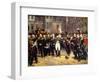 Les Adieux De Fontainebleau, 20th April 1814-Horace Vernet-Framed Giclee Print