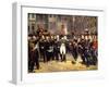 Les Adieux De Fontainebleau, 20th April 1814-Horace Vernet-Framed Giclee Print