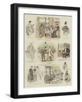 Les Affaires De Coeur of a Young Man of the Period-null-Framed Giclee Print