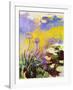 Les Agapanthes-Claude Monet-Framed Art Print