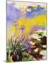 Les Agapanthes-Claude Monet-Mounted Art Print