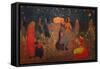 Les ages de la vie-the ages of life, 1892 Oil on canvas, 151 x 240 cm.-Georges Lacombe-Framed Stretched Canvas