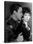 Les Ailes WINGS by WilliamWellman with Richard Arlen and Clara Bow, 1927 (Oscar, 1927) (b/w photo)-null-Stretched Canvas