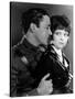 Les Ailes WINGS by WilliamWellman with Richard Arlen and Clara Bow, 1927 (Oscar, 1927) (b/w photo)-null-Stretched Canvas