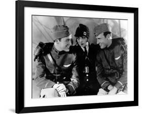 Les Ailes WINGS by WilliamWellman with Richard Arlen, Clara Bow and Charles "Buddy" Rogers., 1927 (-null-Framed Photo