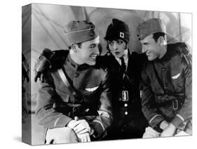 Les Ailes WINGS by WilliamWellman with Richard Arlen, Clara Bow and Charles "Buddy" Rogers., 1927 (-null-Stretched Canvas