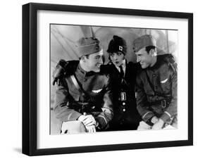 Les Ailes WINGS by WilliamWellman with Richard Arlen, Clara Bow and Charles "Buddy" Rogers., 1927 (-null-Framed Photo