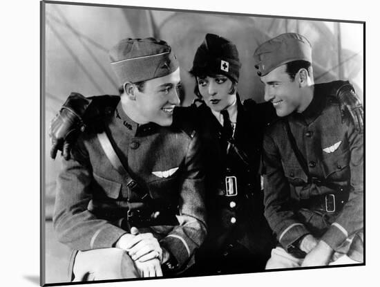 Les Ailes WINGS by WilliamWellman with Richard Arlen, Clara Bow and Charles "Buddy" Rogers., 1927 (-null-Mounted Photo