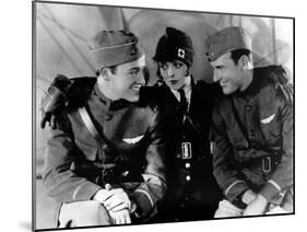 Les Ailes WINGS by WilliamWellman with Richard Arlen, Clara Bow and Charles "Buddy" Rogers., 1927 (-null-Mounted Photo