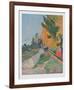 Les Alyscamps, Arles-Paul Gauguin-Framed Collectable Print