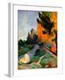 Les Alyscamps-Paul Gauguin-Framed Giclee Print