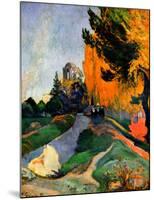 Les Alyscamps-Paul Gauguin-Mounted Giclee Print