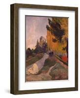 Les Alyscamps-Paul Gauguin-Framed Giclee Print