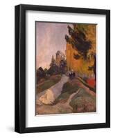 Les Alyscamps-Paul Gauguin-Framed Giclee Print