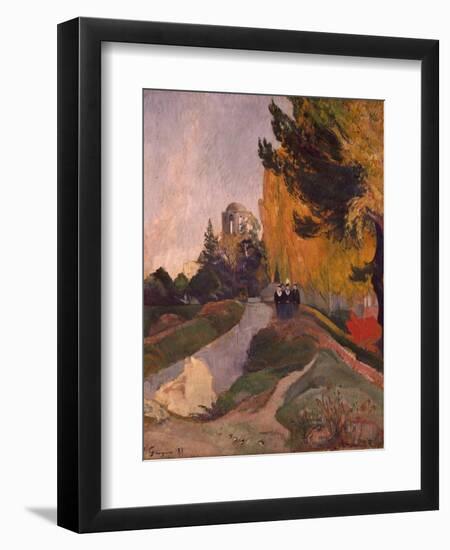 Les Alyscamps-Paul Gauguin-Framed Giclee Print