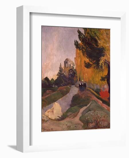 Les Alyscamps-Paul Gauguin-Framed Giclee Print