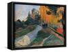 Les Alyscamps-Paul Gauguin-Framed Stretched Canvas