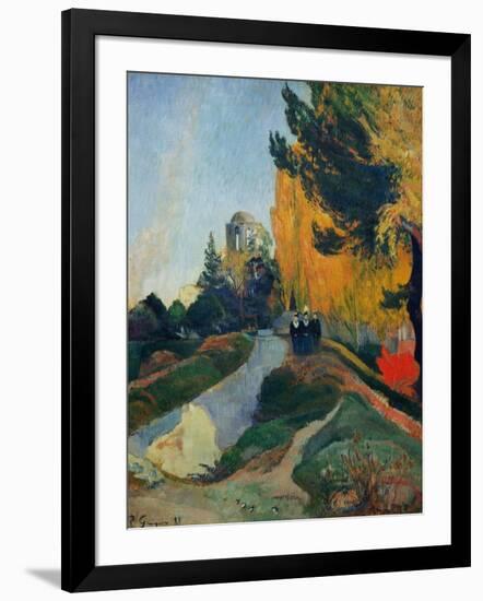 Les Alyscamps-Paul Gauguin-Framed Giclee Print