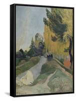 Les Alyscamps-Paul Gauguin-Framed Stretched Canvas