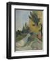 Les Alyscamps-Paul Gauguin-Framed Giclee Print