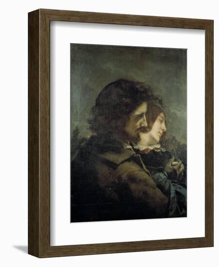 Les Amants dans la campagne-Gustave Courbet-Framed Giclee Print