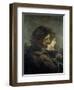 Les Amants dans la campagne-Gustave Courbet-Framed Giclee Print