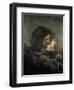 Les Amants dans la campagne-Gustave Courbet-Framed Giclee Print