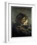 Les Amants dans la campagne-Gustave Courbet-Framed Giclee Print