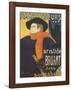 Les Ambassadeurs: Aristide Bruant-Henri de Toulouse-Lautrec-Framed Giclee Print