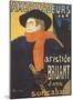 Les Ambassadeurs: Aristide Bruant-Henri de Toulouse-Lautrec-Mounted Giclee Print
