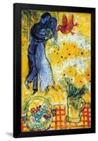 Les Amoureux-Marc Chagall-Framed Poster