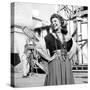 Les Amours by Carmen THE LOVES OF CARMEN by CharlesVidor with Rita Hayworth, 1948 (b/w photo)-null-Stretched Canvas