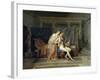 Les Amours de Paris et Helene-Jacques-Louis David-Framed Giclee Print