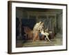 Les Amours de Paris et Helene-Jacques-Louis David-Framed Giclee Print