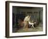 Les Amours de Paris et Helene-Jacques-Louis David-Framed Giclee Print