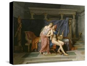 Les Amours de Pâris et Hélène-Jacques-Louis David-Stretched Canvas