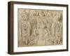 Les Ancêtres de François Ier-Antoine Caron-Framed Giclee Print