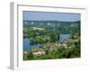 Les Andeleys (Les Andelys) and the River Seine, Haute Normandie (Normandy), France, Europe-Roy Rainford-Framed Photographic Print