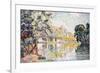 Les Andelys, Gaillard Chateau. 1921-Paul Signac-Framed Giclee Print