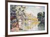 Les Andelys, Gaillard Chateau. 1921-Paul Signac-Framed Giclee Print