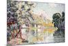 Les Andelys, Gaillard Chateau. 1921-Paul Signac-Mounted Giclee Print