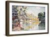 Les Andelys, Gaillard Chateau. 1921-Paul Signac-Framed Giclee Print